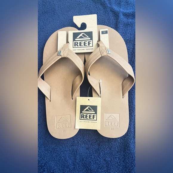 REEF Men's Flip Flop Sandals Sz 11 brown - Picture 1 of 6